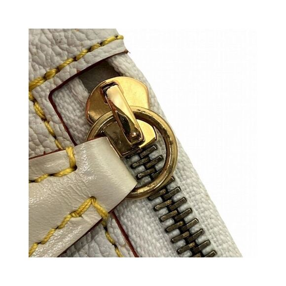 Pre Loved Louis Vuitton Pochette Epi Leather Clutch Women White Clutch Bags - Picture 8 of 8